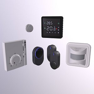 Residential Wall Control Devices Pack 3D