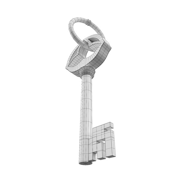 3D Rusty treasure Key model - TurboSquid 1982043