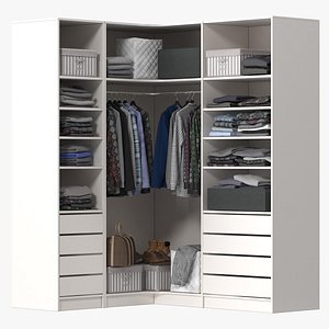 3d model wardrobe clothes 04