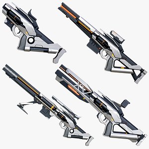 Sci-Fi Weapons X4 Package