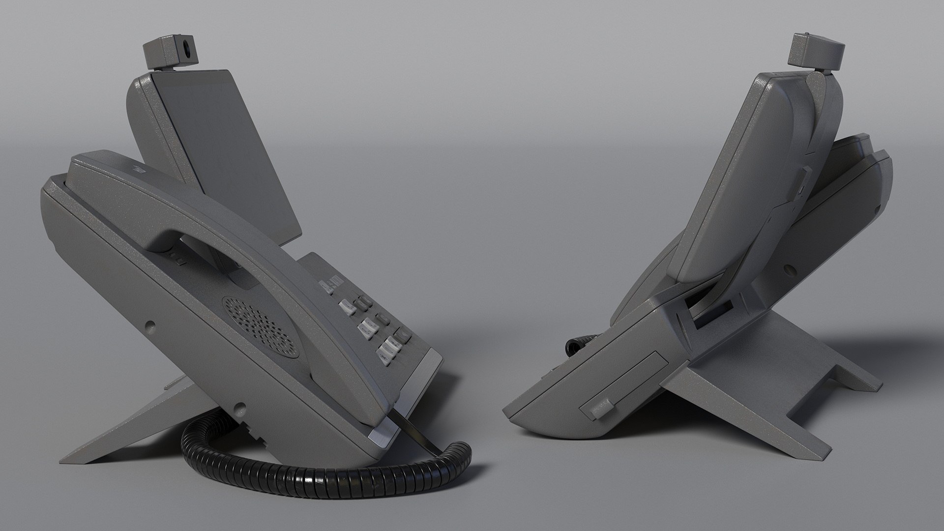 Smart Video IP Phone Matrix Grey 3D Model - TurboSquid 2270241