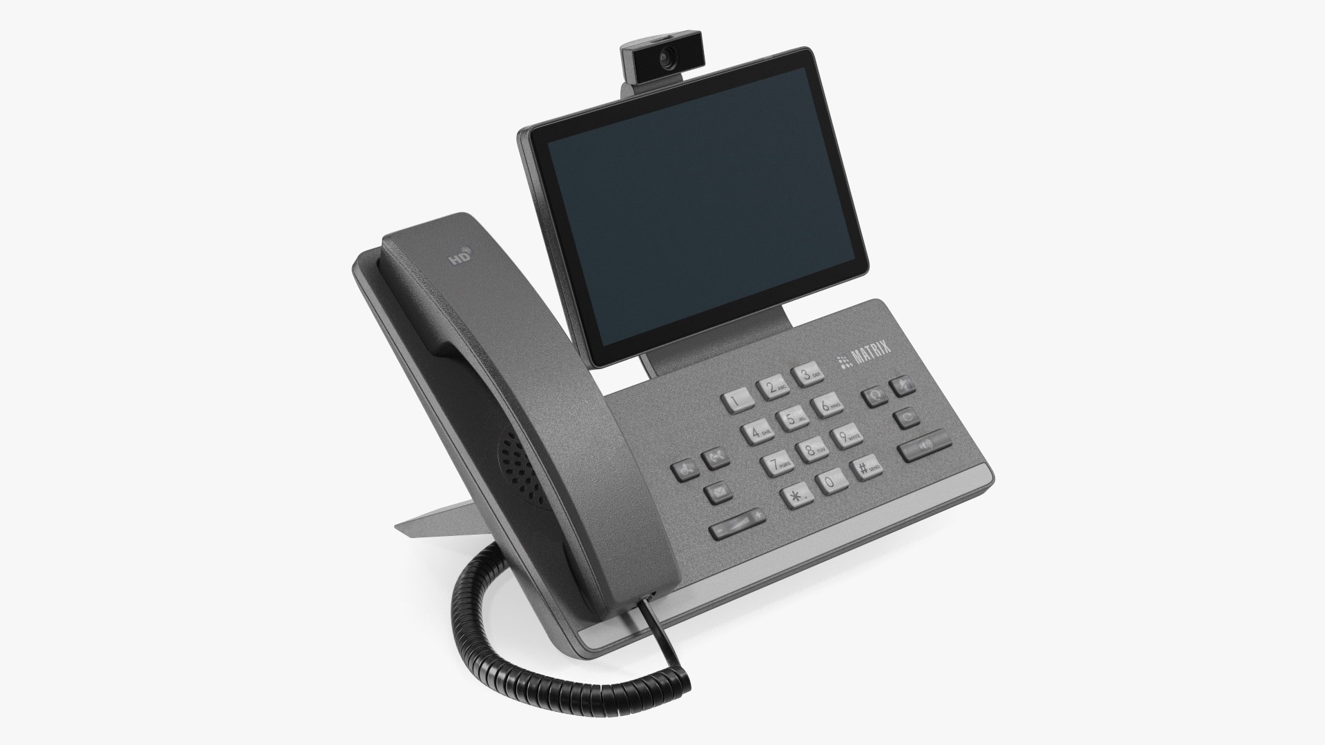 Smart Video IP Phone Matrix Grey 3D model preview