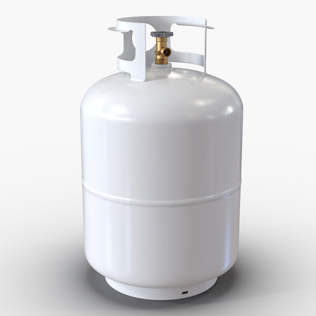 Gas Cylinder 3D model preview
