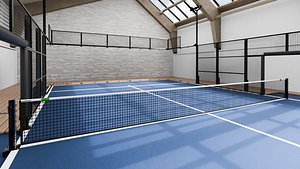 3D model Indoor Padel Court