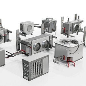 3D Rooftop AC Units
