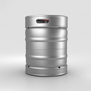 3D model beer keg