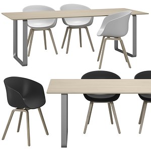 chair table model