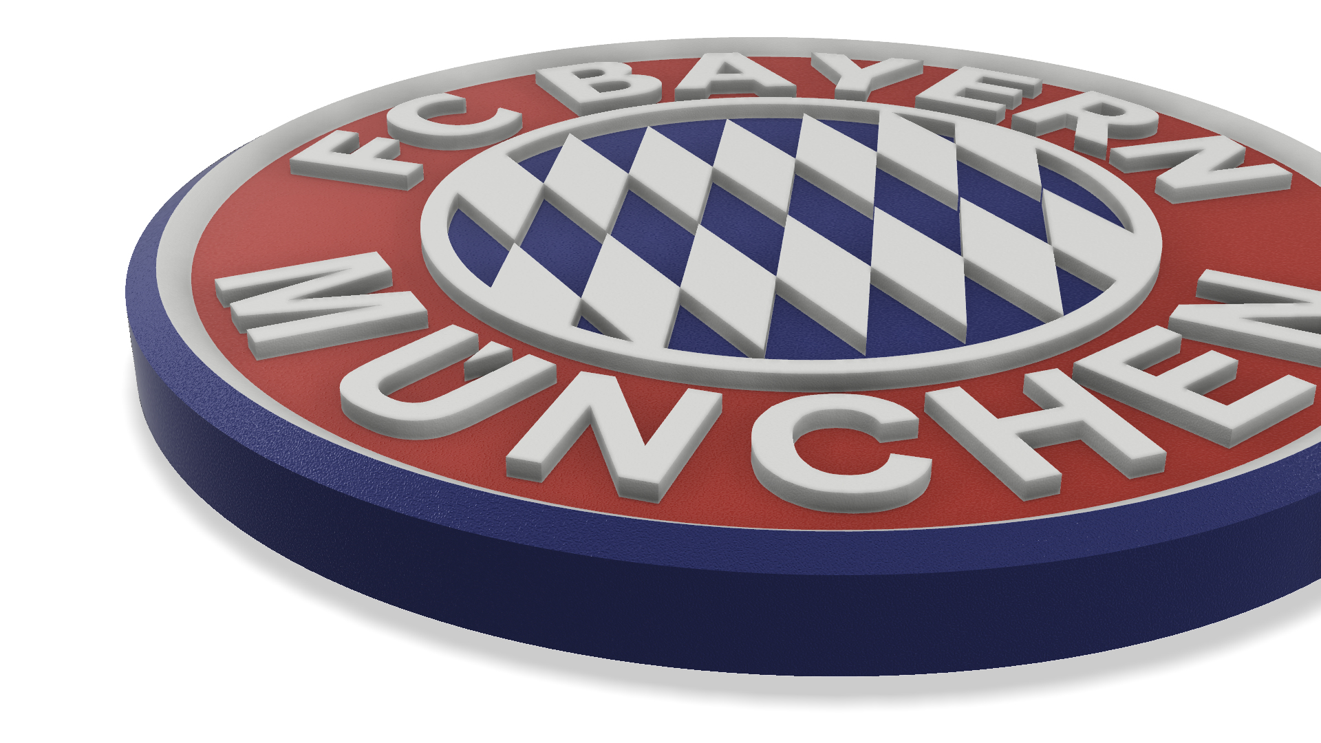 FC Bayern München Wall Logo 3D model - TurboSquid 1727228