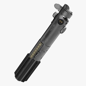 Luke Skywalker Lightsaber Used 3D Model