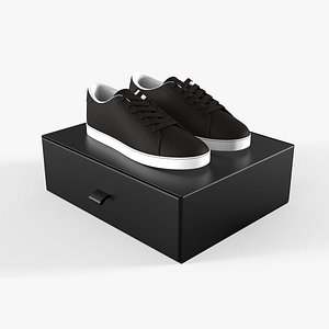 Shoe Box with Sneakers 3d model 3D model