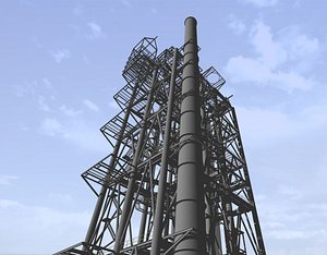 Industrial building 23ZZ20 3D model