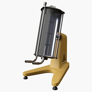 3D viscometer lab equipment model