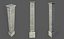 9 columns polys 3D model