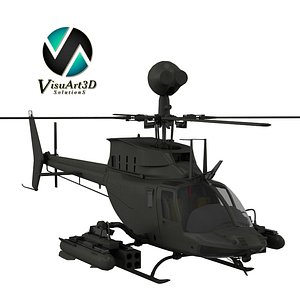 Helicopter Bell OH-58 Kiowa Warrior