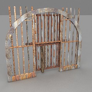 3dsmax prison door metal