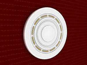 3D rosette decorative molding