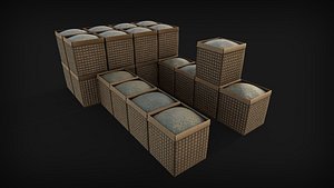 3D Sand Barrier model