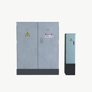 Road Side Electric Panel 3D model