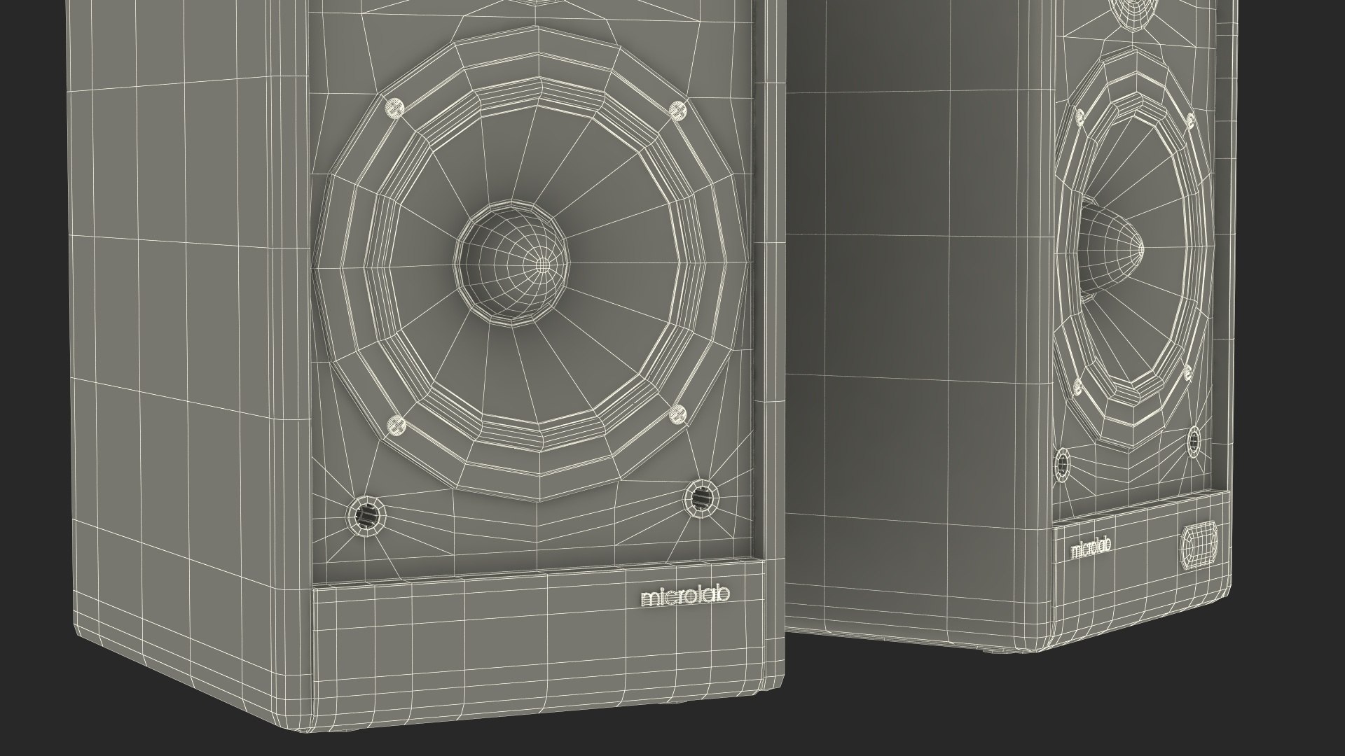3D model Microlab Solo 6C Bookshelf Speakers - TurboSquid 2154673