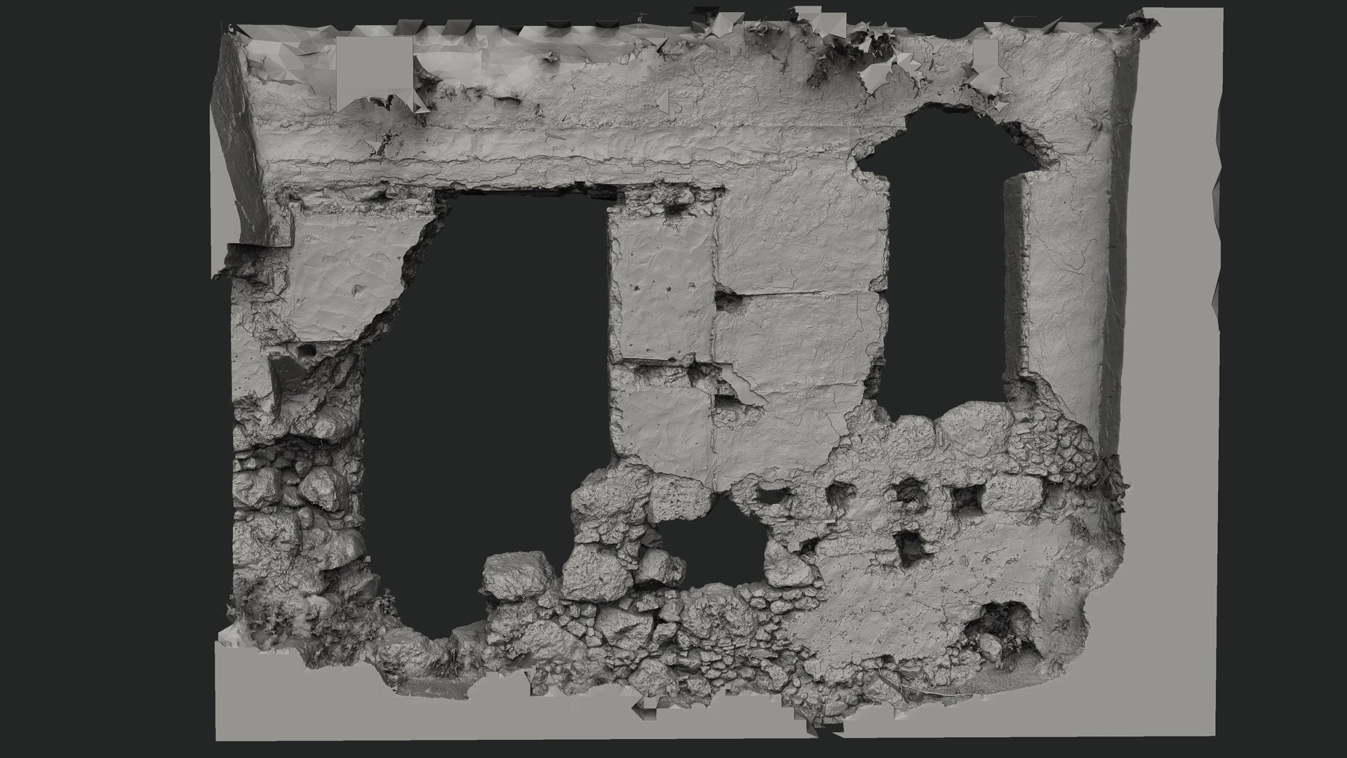 Abandoned House Ruined Part Scan - Broken Wall 08 3D https://p.turbosquid.com/ts-thumb/1Y/cRuadV/IL/brokenwall_08_highdetail_50mln_mesh_scaled_zcam_shot_02/jpg/1756452001/1920x1080/fit_q87/8a813ee6bfb7ba257a9c674f340352f368c5ec32/brokenwall_08_highdetail_50mln_mesh_scaled_zcam_shot_02.jpg