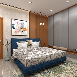 Bedroom interior 3D model