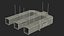 3D model industrial air conditioning duct