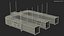 3D model industrial air conditioning duct