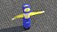 3D model Inflatable Barker Right Hand Animated
