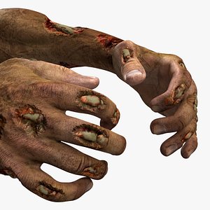 Realistic Zombie Hands Rigged