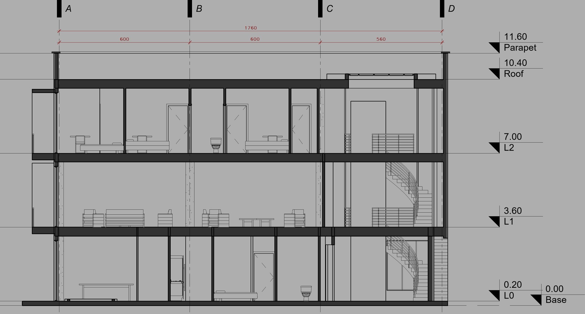 Residential Building Model - TurboSquid 1976304