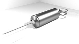 3d syringe medical equipment