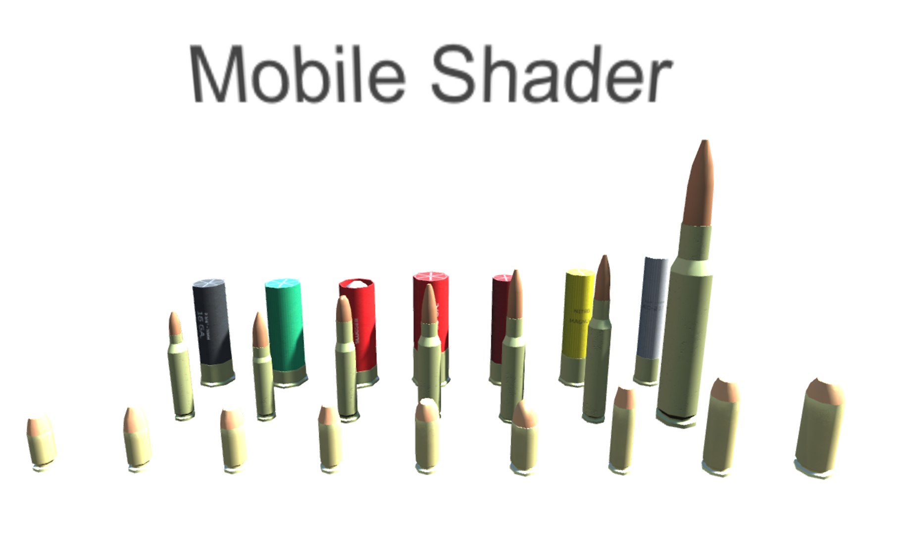 3D Unity Bullets Model - TurboSquid 1345113