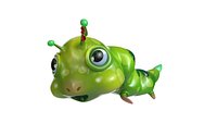 Cartoon caterpillar 3D print
