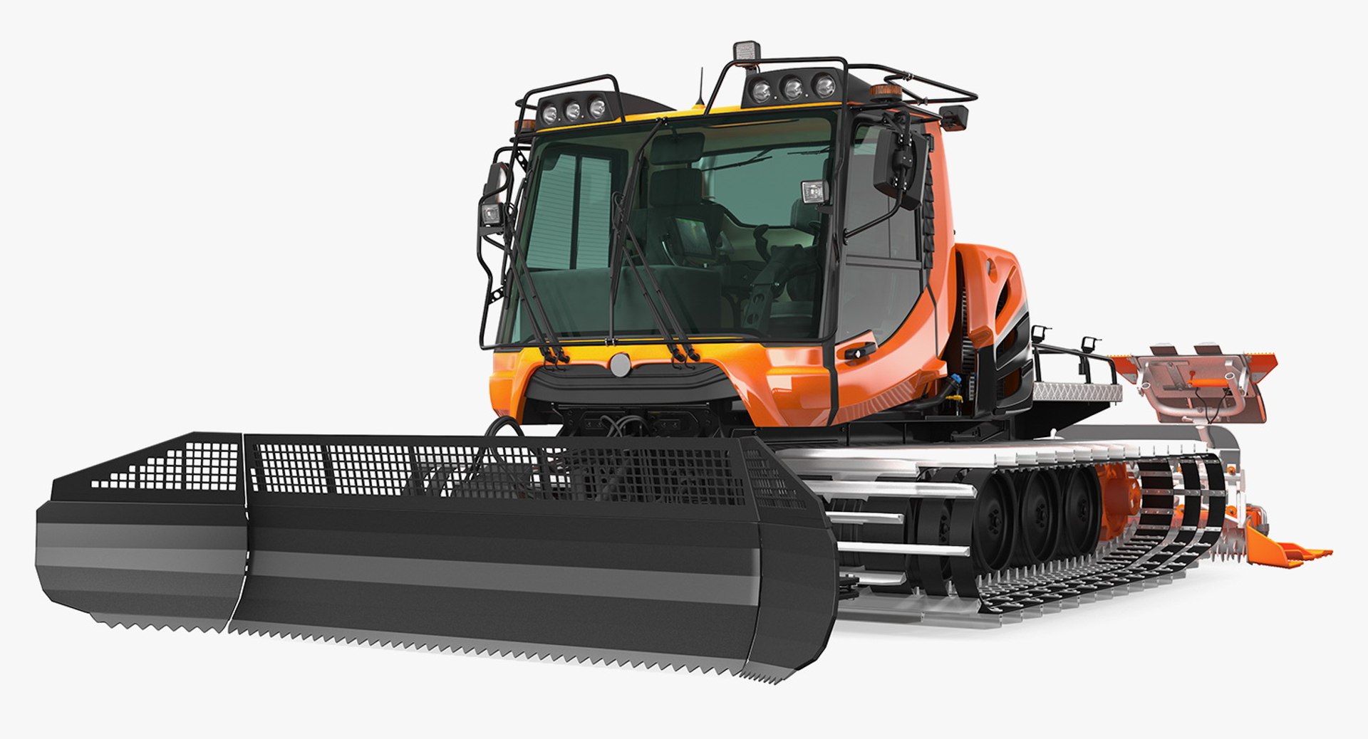 Snow Groomer Generic 3D Model 3D model preview