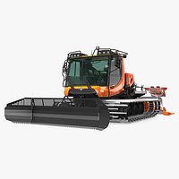 Snow Groomer Generic 3D Model