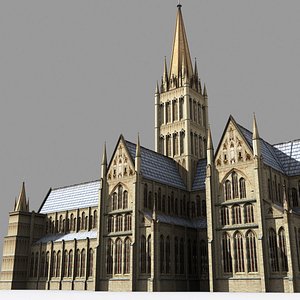 salisbury cathedral 3d model