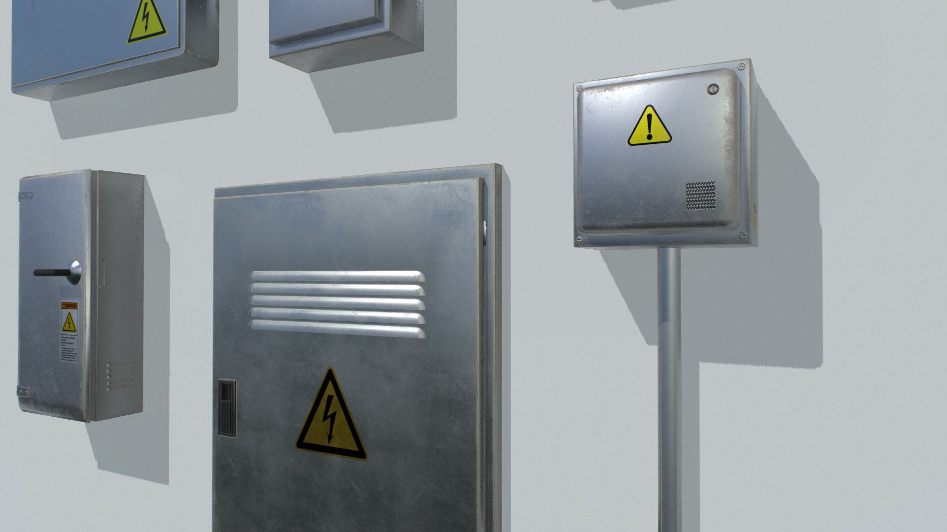 Electrical Box Pack 2 - 3D Model by 32cm