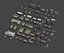 Modele mebli do wnętrz 3D - pakiet 79 STL do miniatur dioramy domków dla lalek w skali 1 50