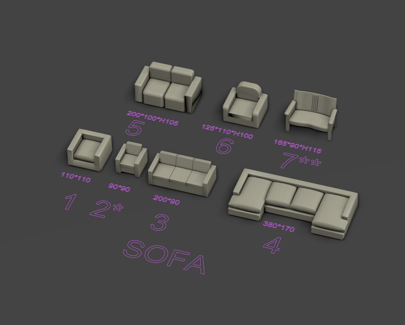 3D Interior Furniture 3D Models - 79 STL Pack for Dollhouse  Diorama Miniatures scale 1 50 https://p.turbosquid.com/ts-thumb/1Y/x7SjvT/AL/sofa/png/1785004856/1920x1080/fit_q87/dea936a41b78d4481057298ceab4bfd02ab9c77e/sofa.jpg