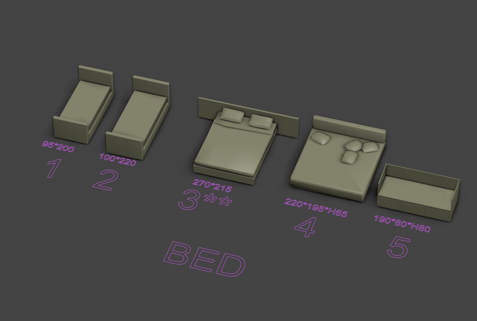 3D Interior Furniture 3D Models - 79 STL Pack for Dollhouse  Diorama Miniatures scale 1 50 https://p.turbosquid.com/ts-thumb/1Y/x7SjvT/yJ/bed/png/1785004852/1920x1080/fit_q87/3ec9b4bd4b2724e77139d85553256116ab80af8a/bed.jpg