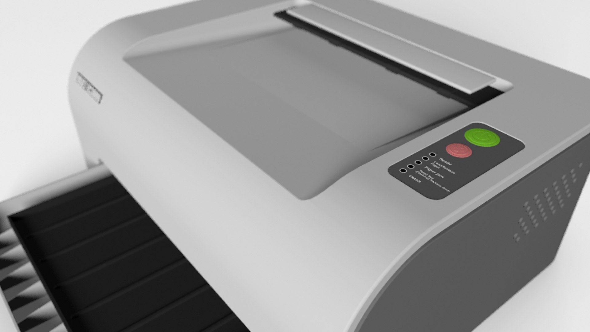 laser printer 3d model