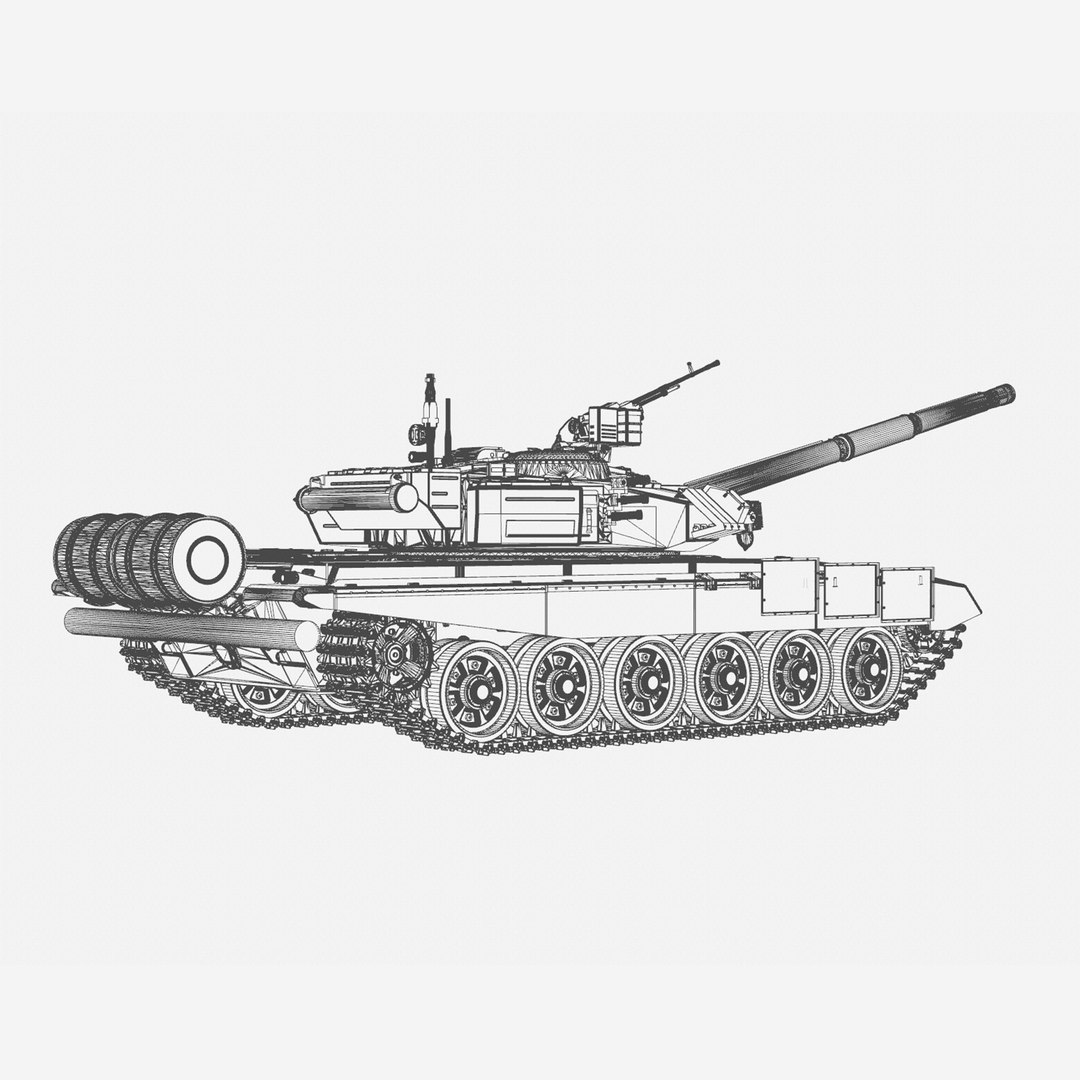 3D T-90 - TurboSquid 1874949