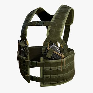 3D Tactical Vest model