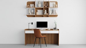 3D Writing desk model