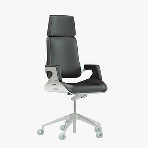 Interstuhl Silver High Back Office Chair