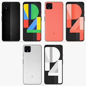 3D 3 colors google pixel