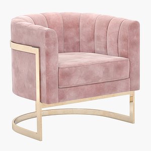 mica gold accent chair model
