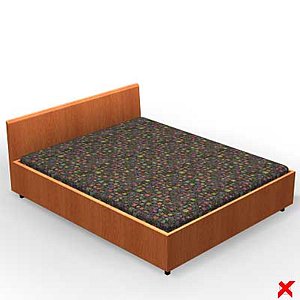 free bed furniture 3d model