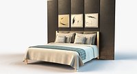 Hotel Bedset With Headboard