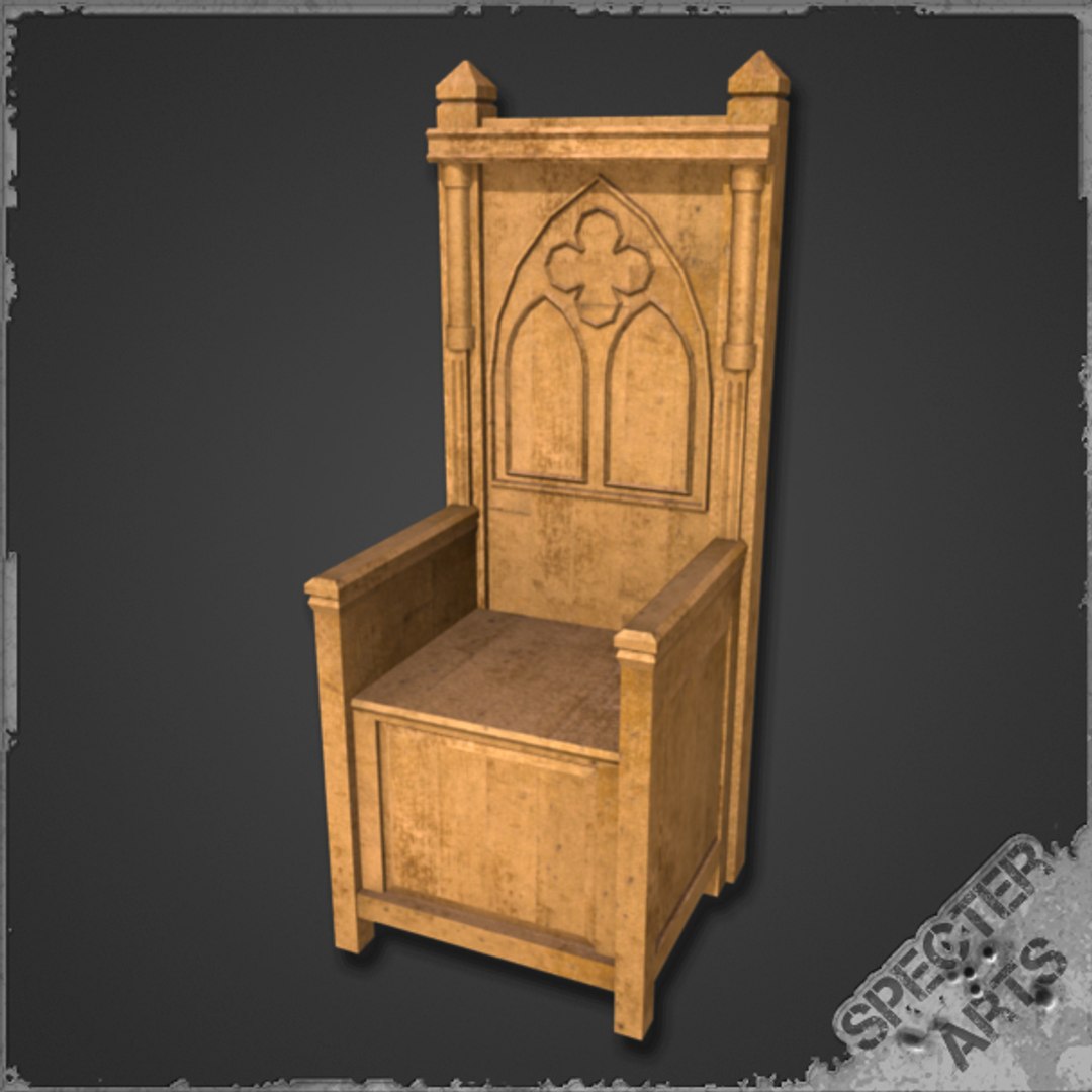 3ds max medieval throne